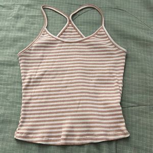 peach tank top cropped